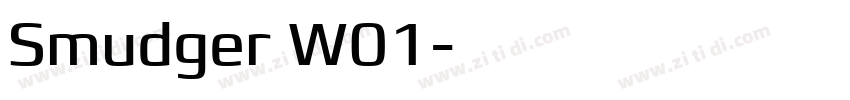 Smudger W01字体转换
